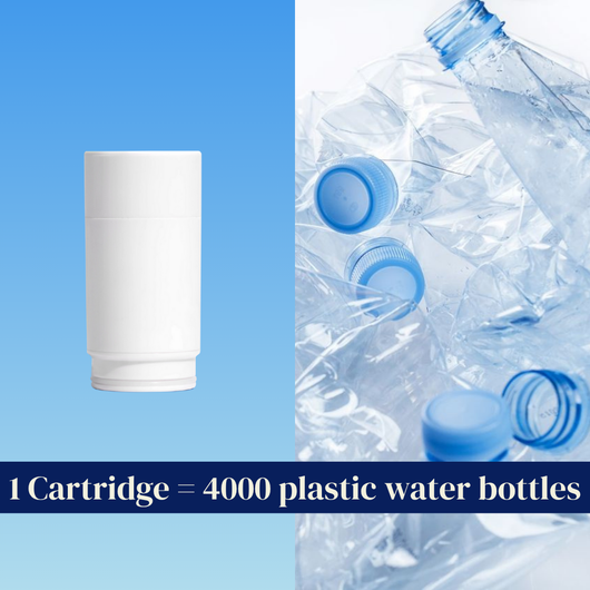 Purifying Duo: 2x Flow Tap Stainless Steel Tap Water Filters + 2x Cartridges